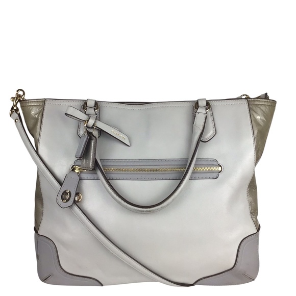 Coach Poppy Colorblock Leather Bag - Picture 2 of 16